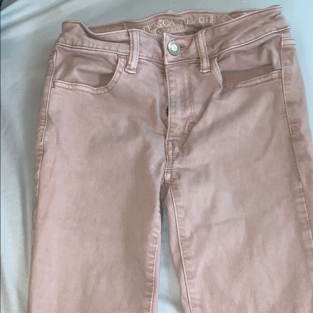 Light pink jeans